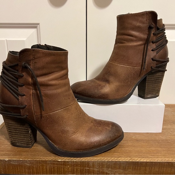 Steve Madden Raglin Bootie in Cognac Brown Size 6.5 - Picture 2 of 13